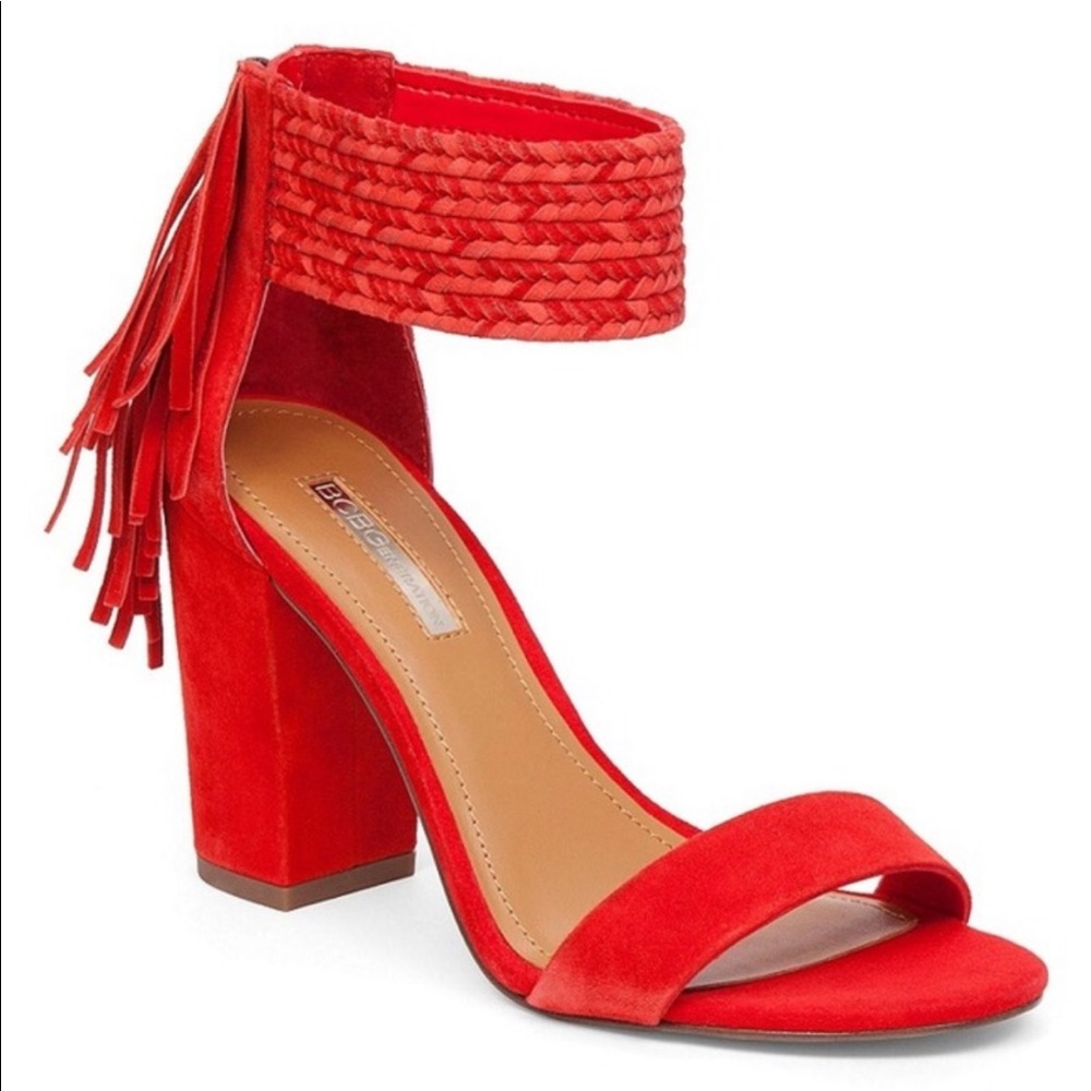 BCBGENERATION Womens red orange sandal 🧡